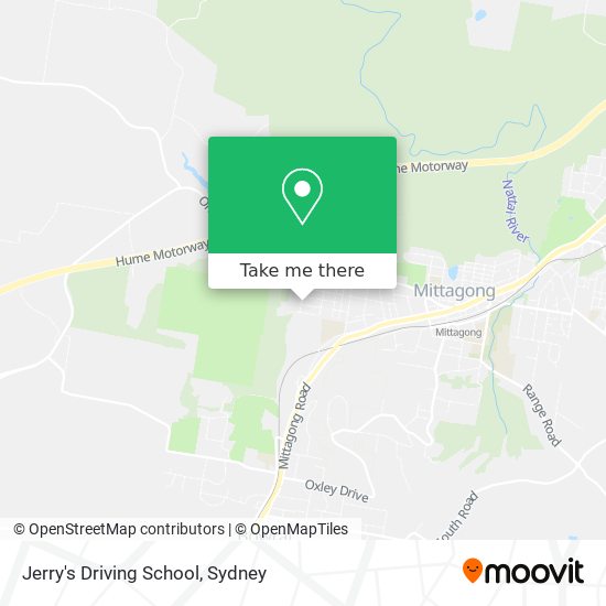Jerry's Driving School map