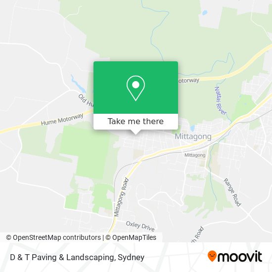 D & T Paving & Landscaping map