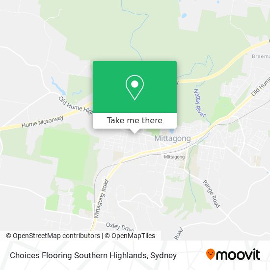 Mapa Choices Flooring Southern Highlands