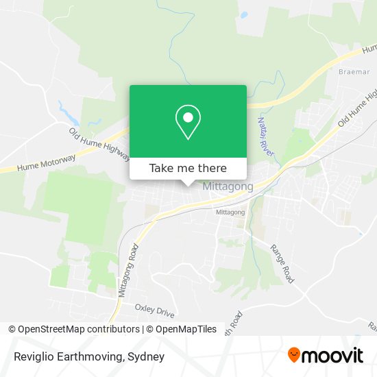 Reviglio Earthmoving map