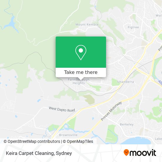 Keira Carpet Cleaning map