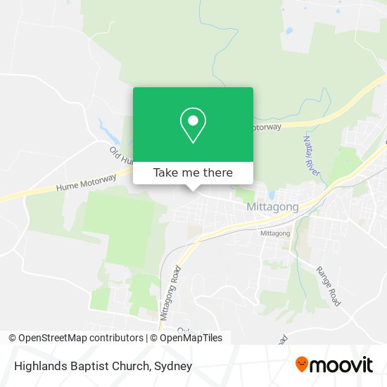 Mapa Highlands Baptist Church