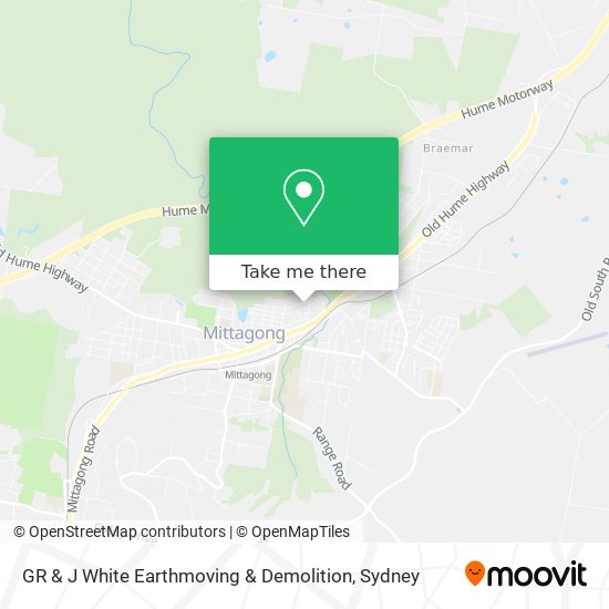 GR & J White Earthmoving & Demolition map