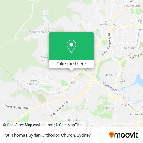 St. Thomas Syrian Orthodox Church map