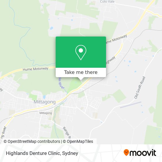 Highlands Denture Clinic map