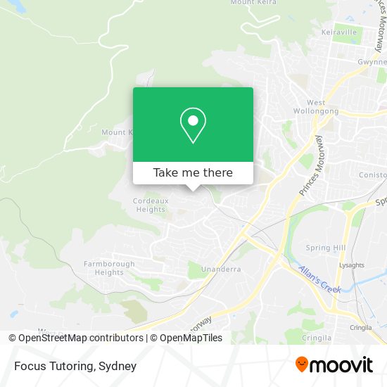 Focus Tutoring map