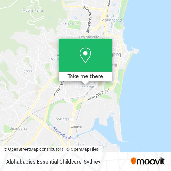 Mapa Alphababies Essential Childcare