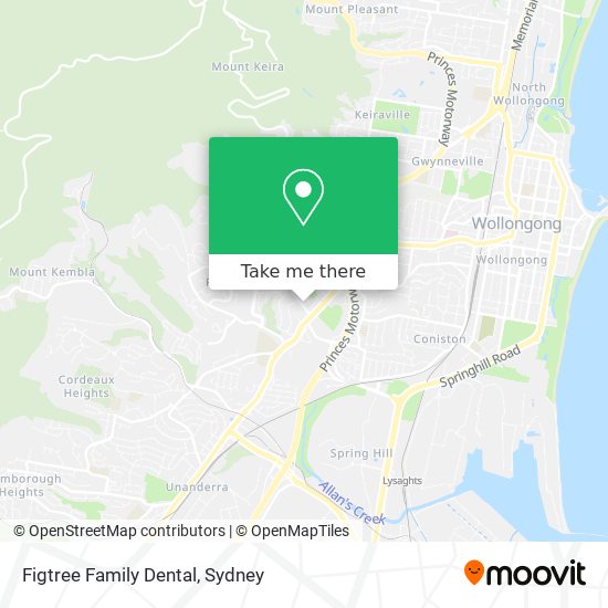 Figtree Family Dental map