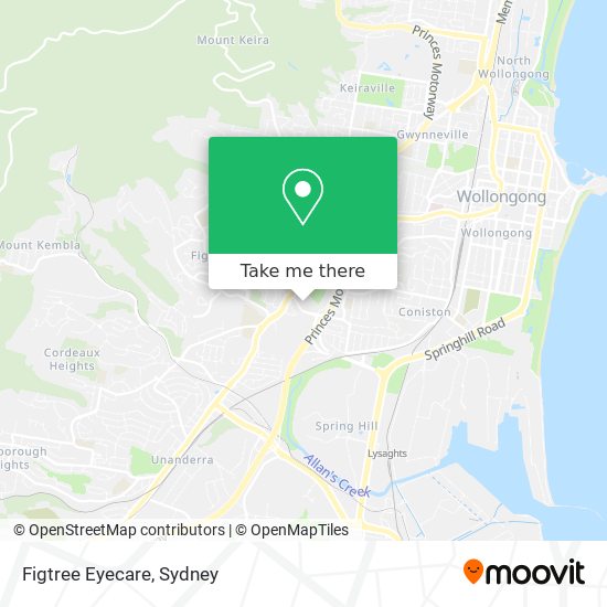Figtree Eyecare map