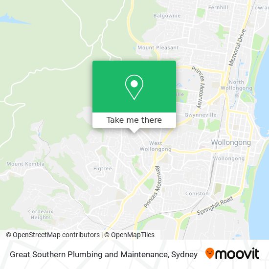 Great Southern Plumbing and Maintenance map