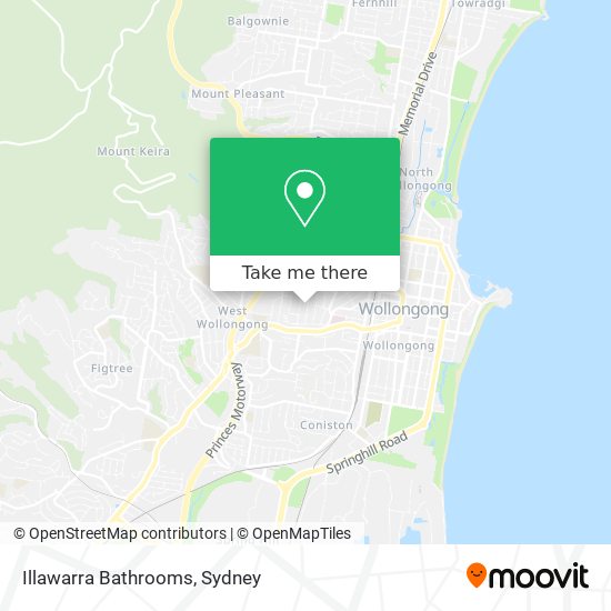 Mapa Illawarra Bathrooms