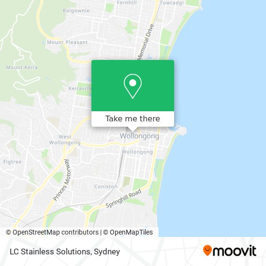 LC Stainless Solutions map