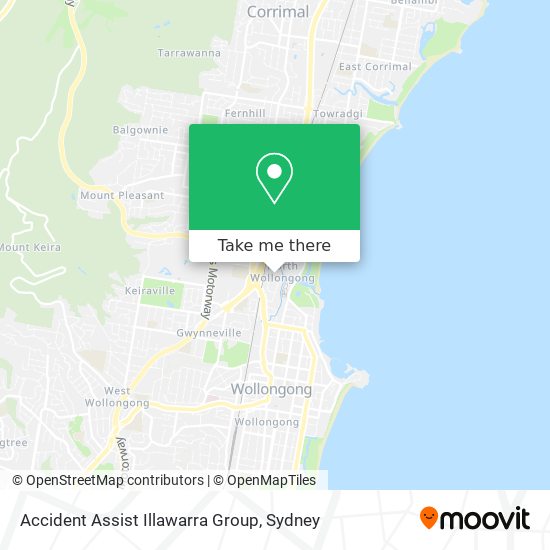 Accident Assist Illawarra Group map