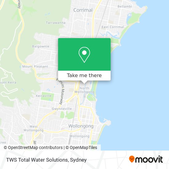 TWS Total Water Solutions map