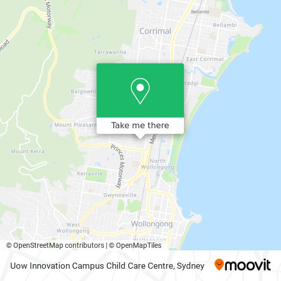 Uow Innovation Campus Child Care Centre map