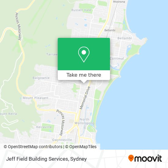 Jeff Field Building Services map