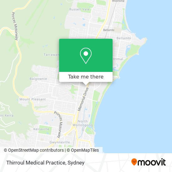 Thirroul Medical Practice map