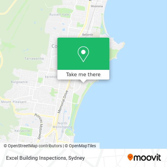 Excel Building Inspections map