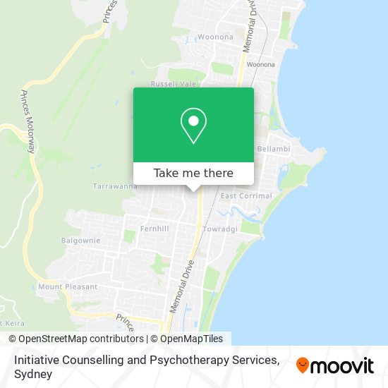 Initiative Counselling and Psychotherapy Services map