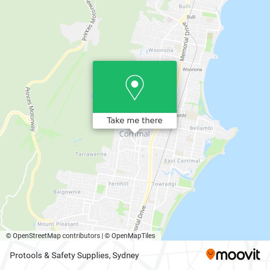 Protools & Safety Supplies map