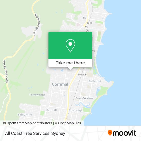 Mapa All Coast Tree Services