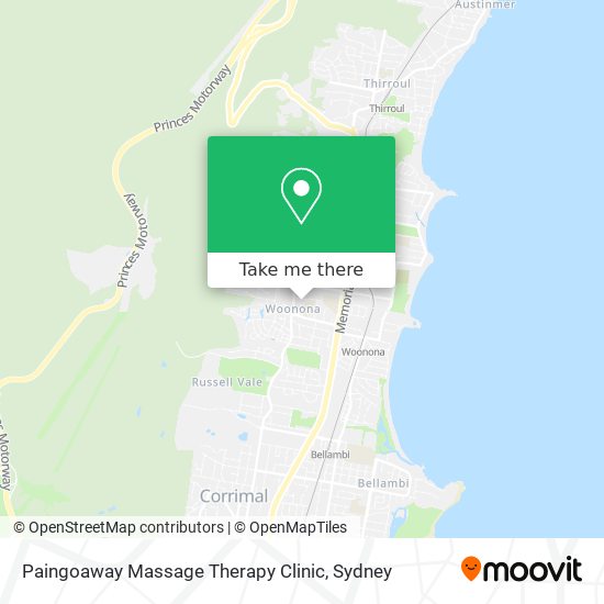 Mapa Paingoaway Massage Therapy Clinic