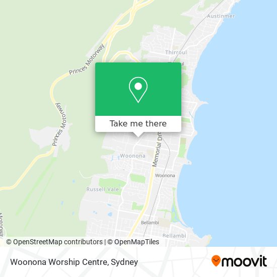 Woonona Worship Centre map