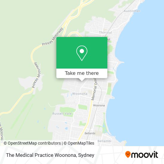 The Medical Practice Woonona map