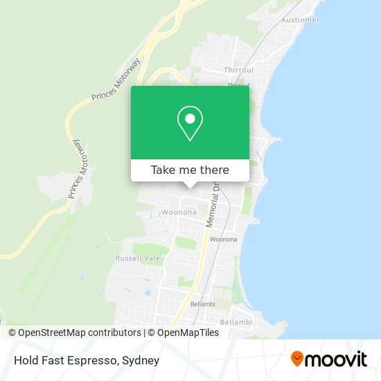 Hold Fast Espresso map