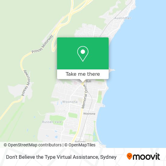 Don't Believe the Type Virtual Assistance map