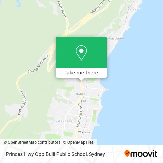 Princes Hwy Opp Bulli Public School map