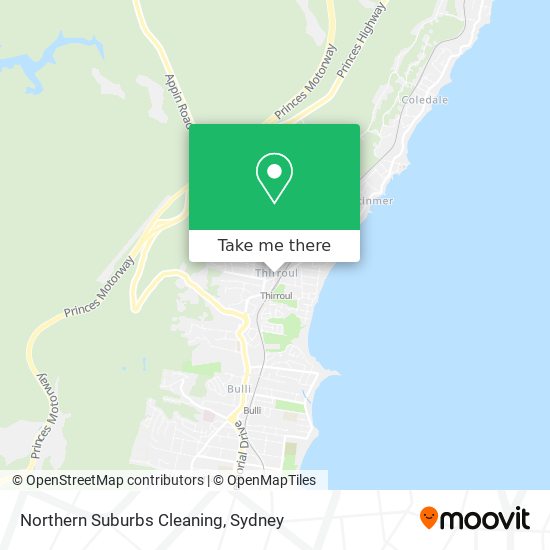 Northern Suburbs Cleaning map