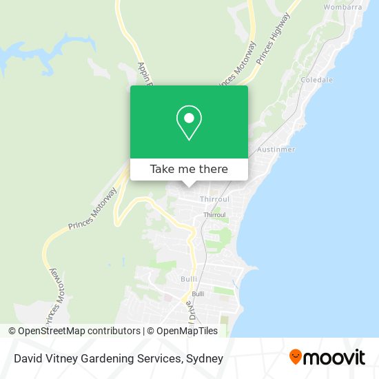 Mapa David Vitney Gardening Services