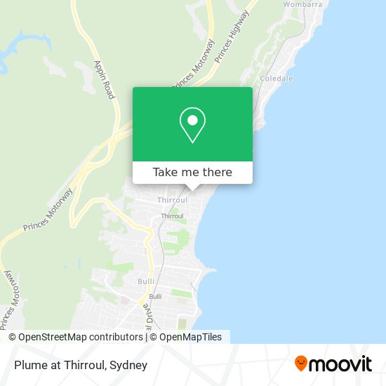 Mapa Plume at Thirroul