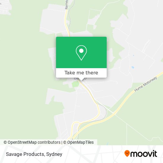 Savage Products map