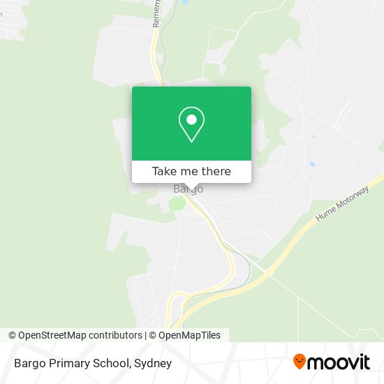 Bargo Primary School map