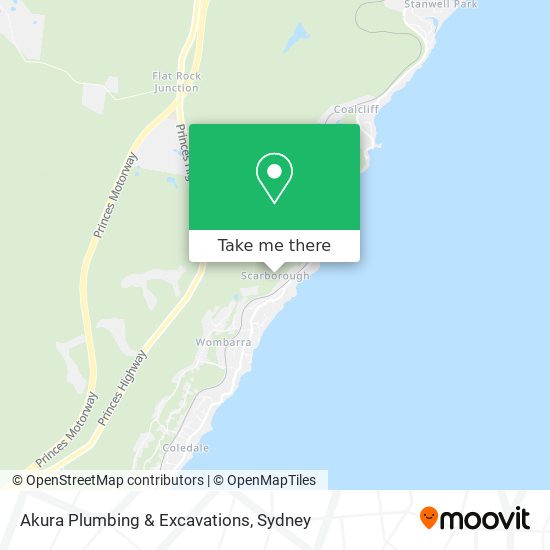 Akura Plumbing & Excavations map