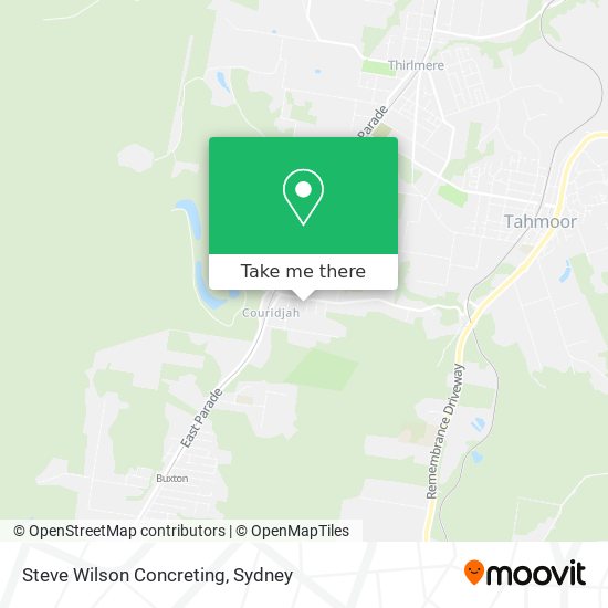 Steve Wilson Concreting map