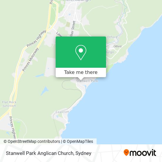 Stanwell Park Anglican Church map