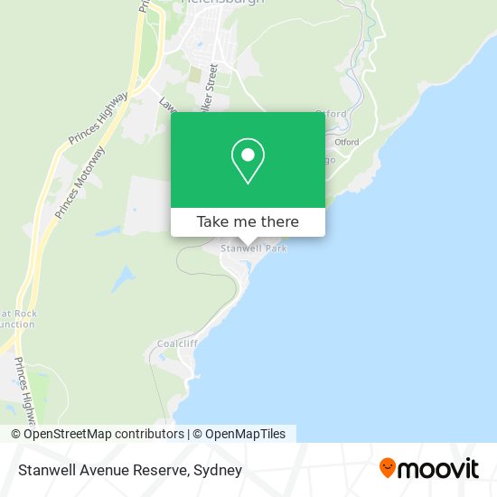 Stanwell Avenue Reserve map