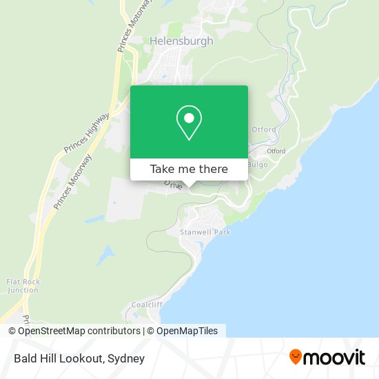 Bald Hill Lookout map