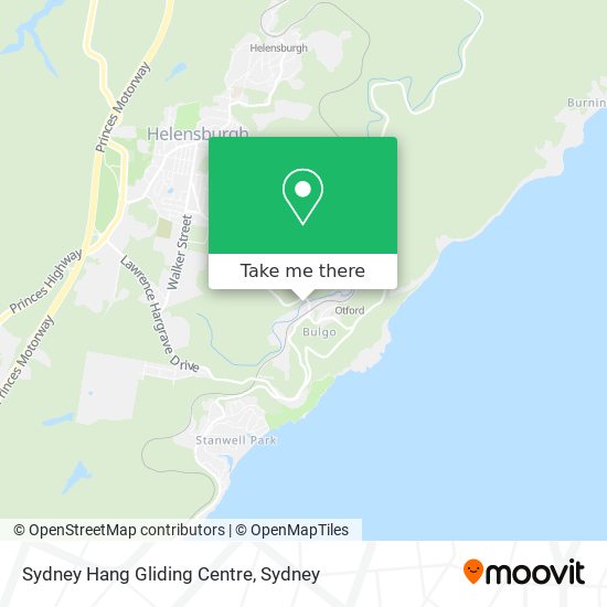 Mapa Sydney Hang Gliding Centre