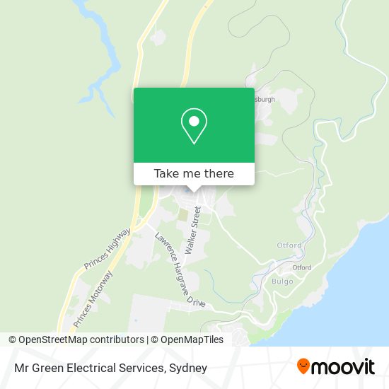 Mapa Mr Green Electrical Services