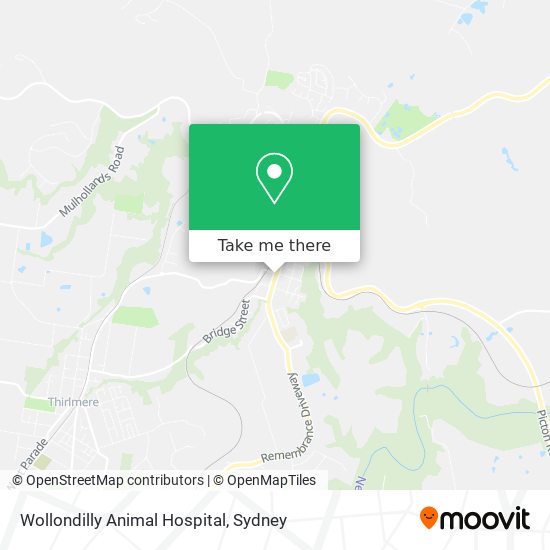 Wollondilly Animal Hospital map