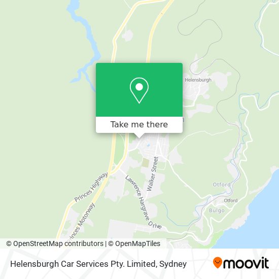 Mapa Helensburgh Car Services Pty. Limited