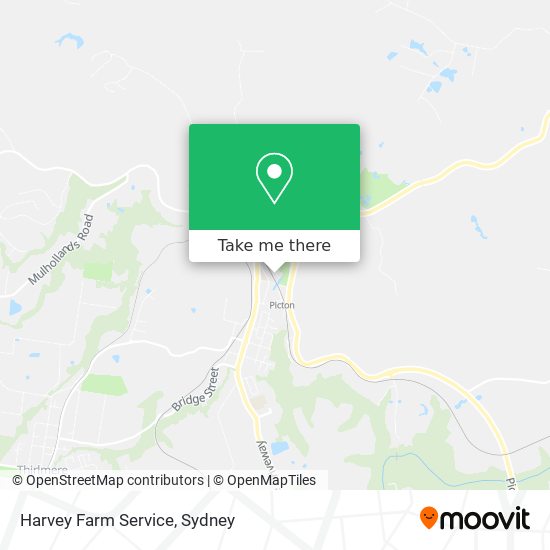 Harvey Farm Service map