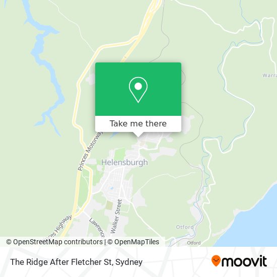 The Ridge After Fletcher St map