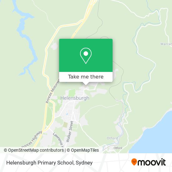 Mapa Helensburgh Primary School