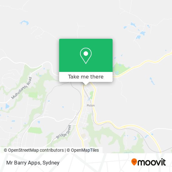 Mr Barry Apps map