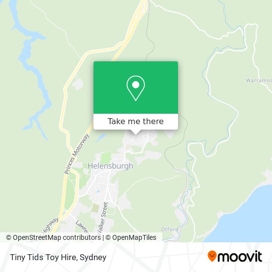 Tiny Tids Toy Hire map